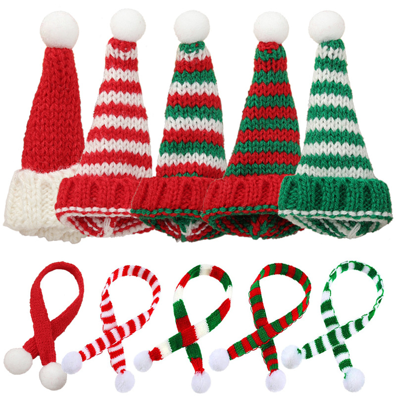 Santa Hat Plush - Adorável boneca cachecol chapéu mini boné