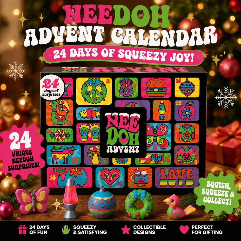 Advent Calendar Gift - Calendário do Advento NeeDoh 2026, Contagem