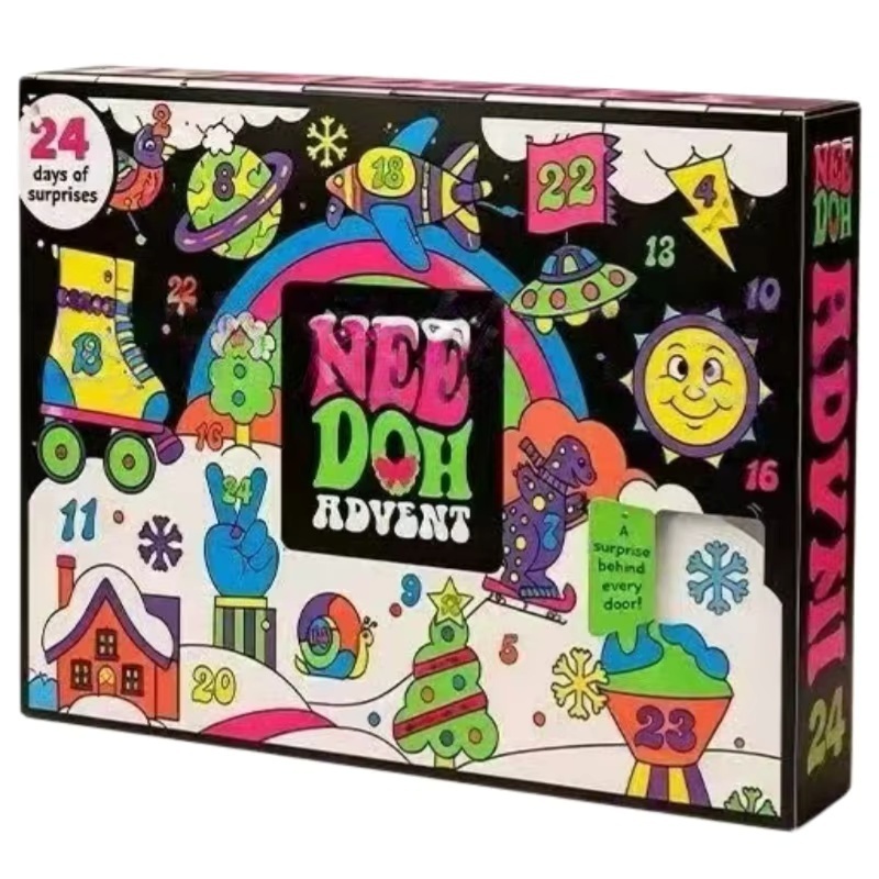 Advent Calendar Gift - Calendário do Advento NeeDoh 2026, Boneco