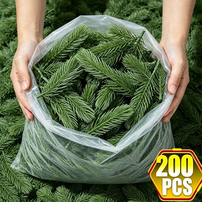Christmas Tree Artificial - Plantas de Agulhas de Pinheiro Artificiais,