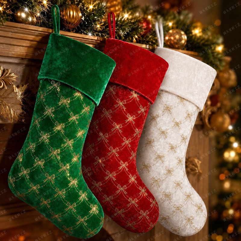 Christmas Stocking Hanging - Novo Enfeite de Meia de Natal,