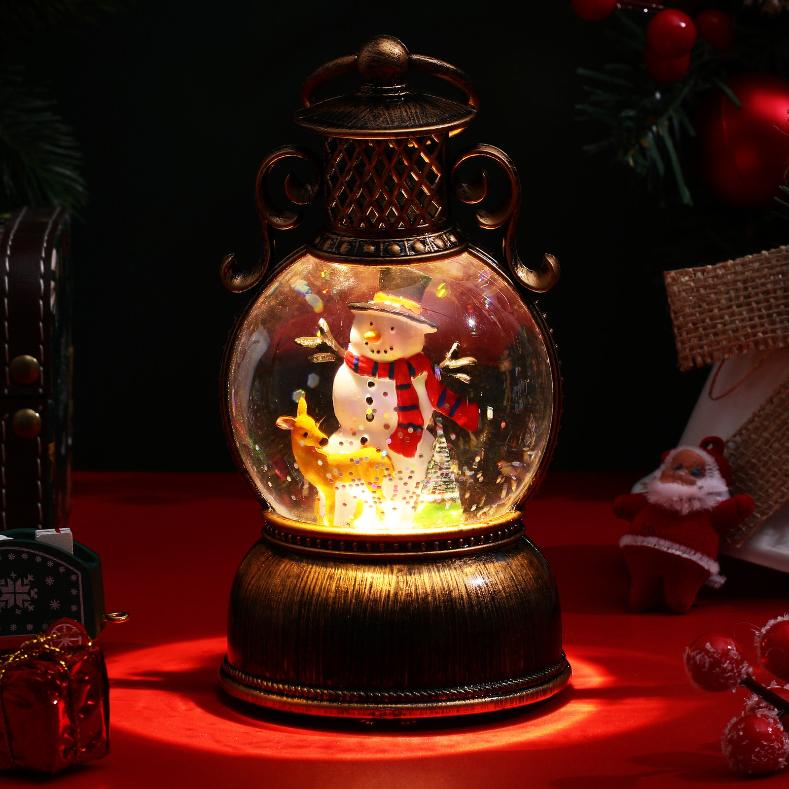 Caixa de Música de Natal com G - Snow Globe Musical avaliação e preço