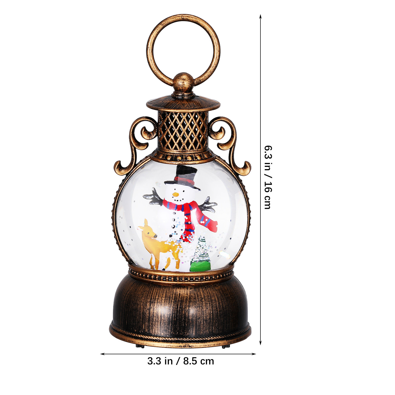 Caixa de Música de Natal com G - Snow Globe Musical avaliação e preço