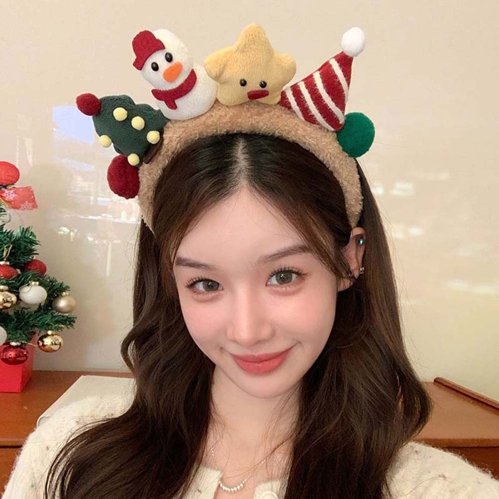 Tiara de Natal com Textura de  - Reindeer Antlers Headband avaliação e preço