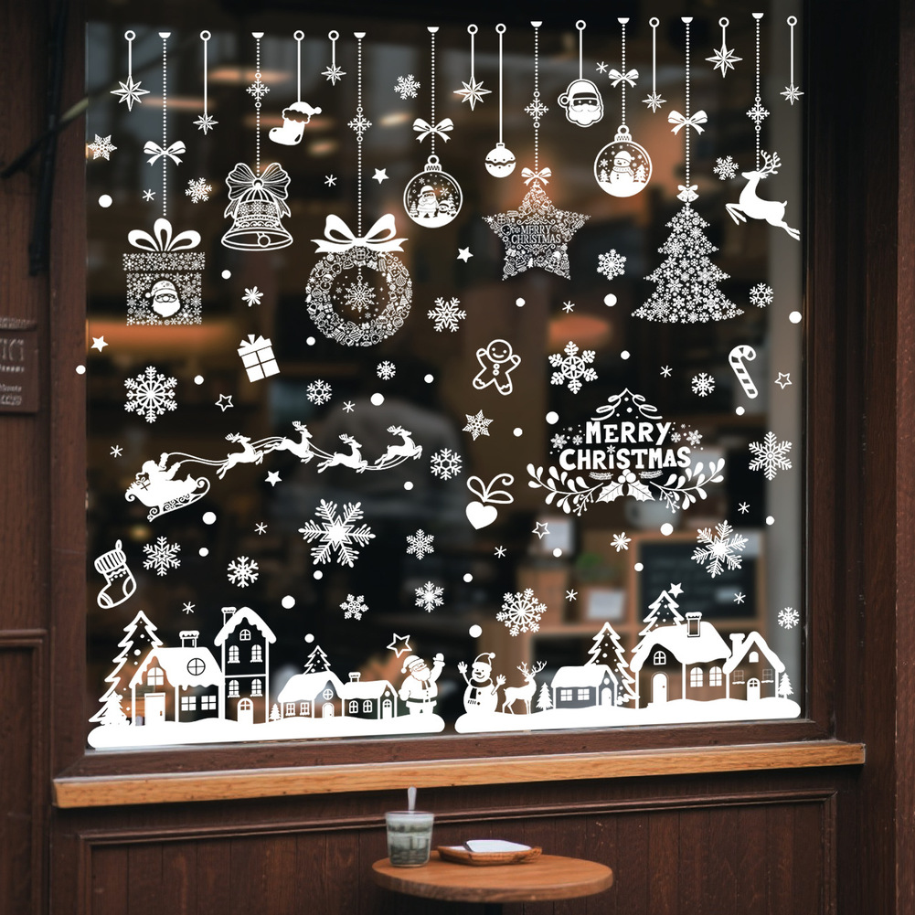 Adesivos grandes para janelas  - Snowflake Window Decal avaliação e preço