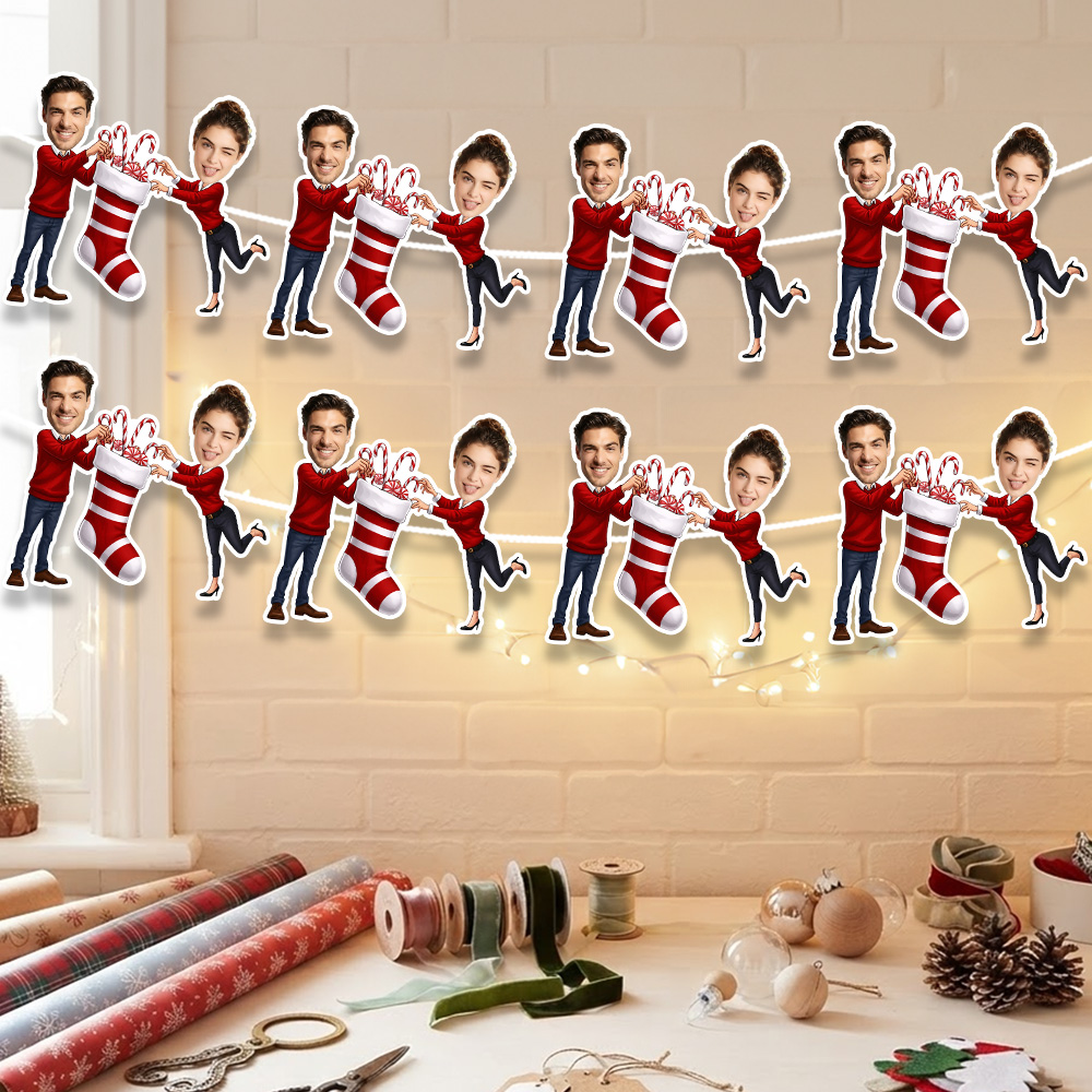 Guirlanda de Natal Personaliza - Christmas Stocking Hanging avaliação e preço