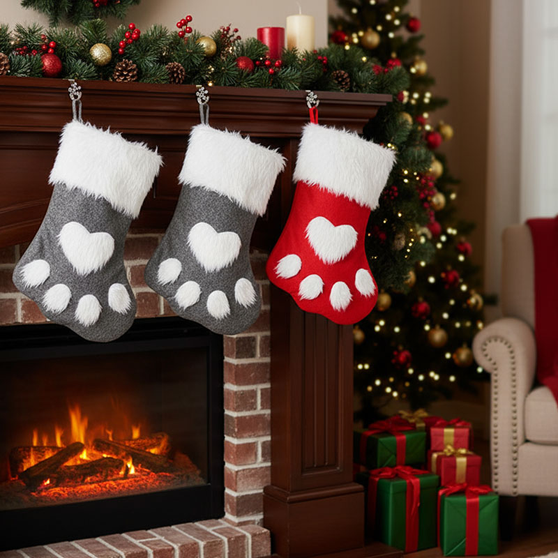 1-10 Peças de Meias de Natal p - Christmas Stocking Hanging avaliação e preço